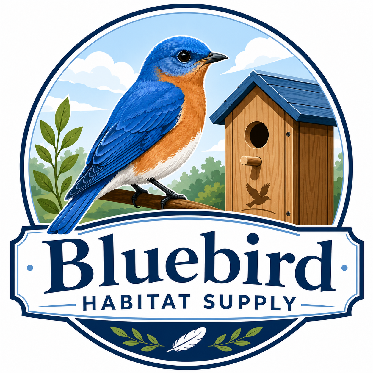 Premium Cedar Bluebird House